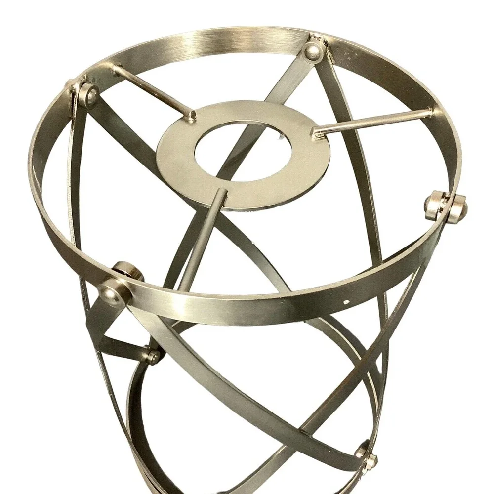 Brushed Nickel Cage Mini Pendant Shade 2.25